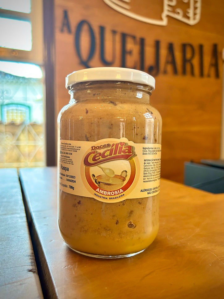 Ambrosia com Raspa - Doces Cecília