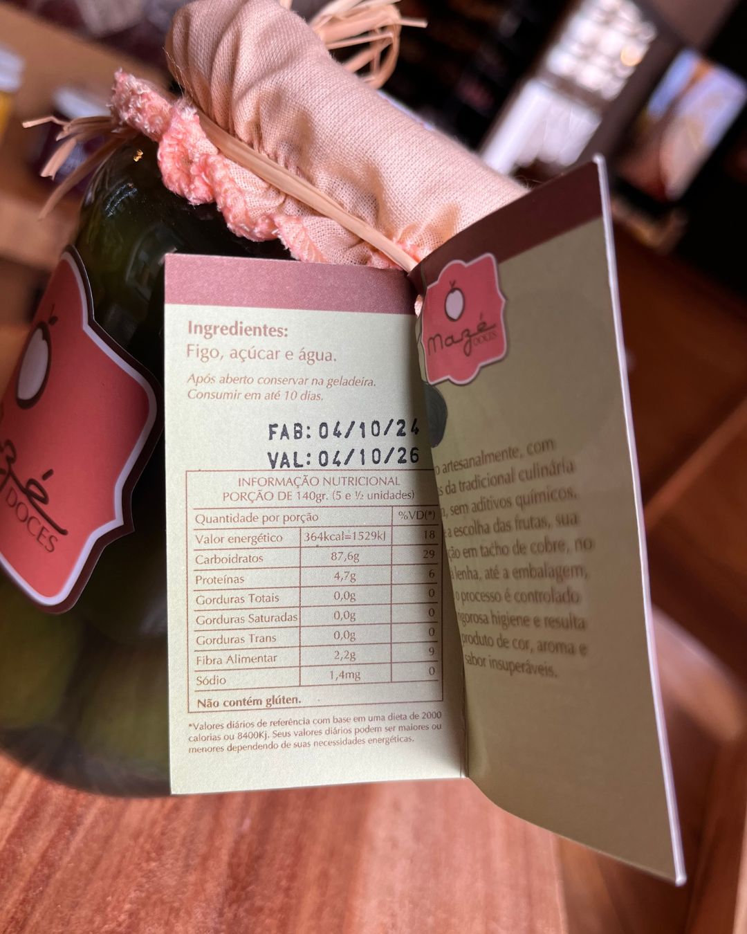 Compota de Figo em Calda - Mazé