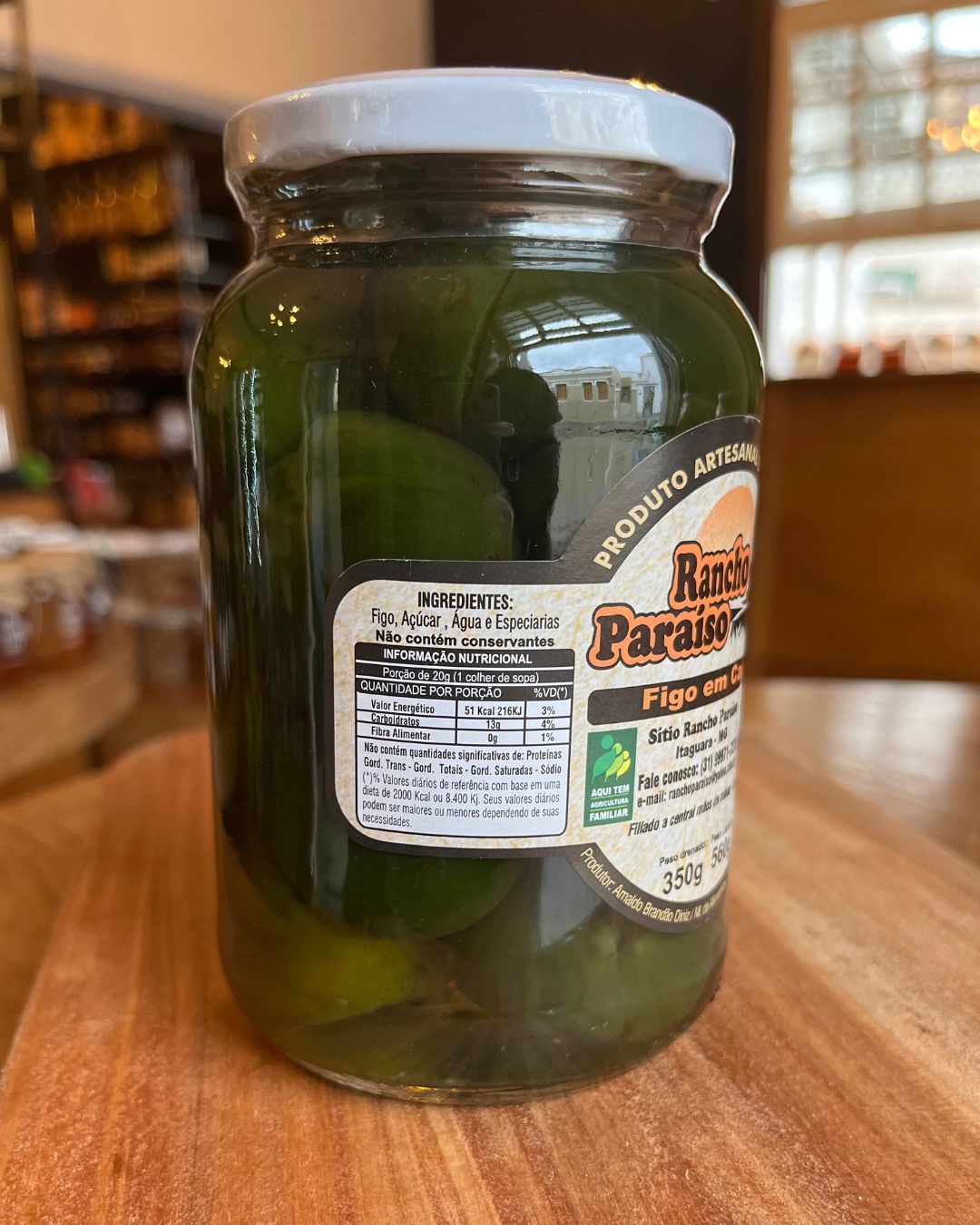 Compota de Figo em Calda - Rancho Paraíso
