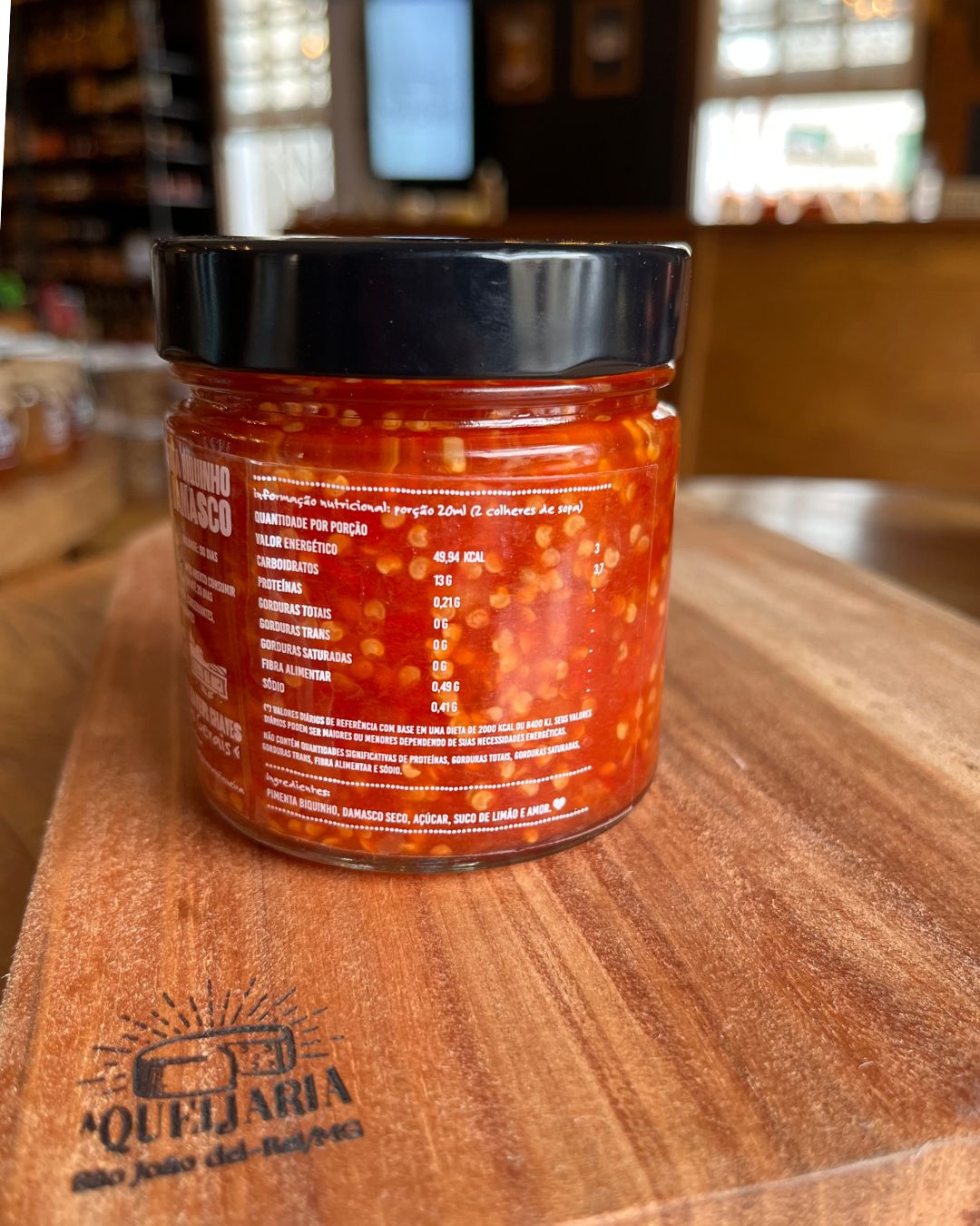 Geleia Artesanal de Pimenta Biquinho com Damasco - Catauá