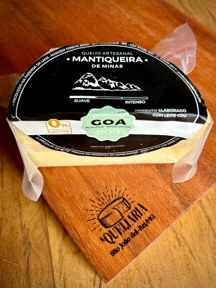 Queijo Artesanal GOA #09 - Maturado por 30 dias - Zero Lactose