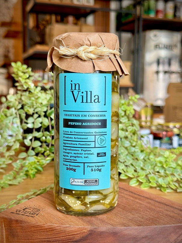 Conserva de Pepino Agridoce - In Villa