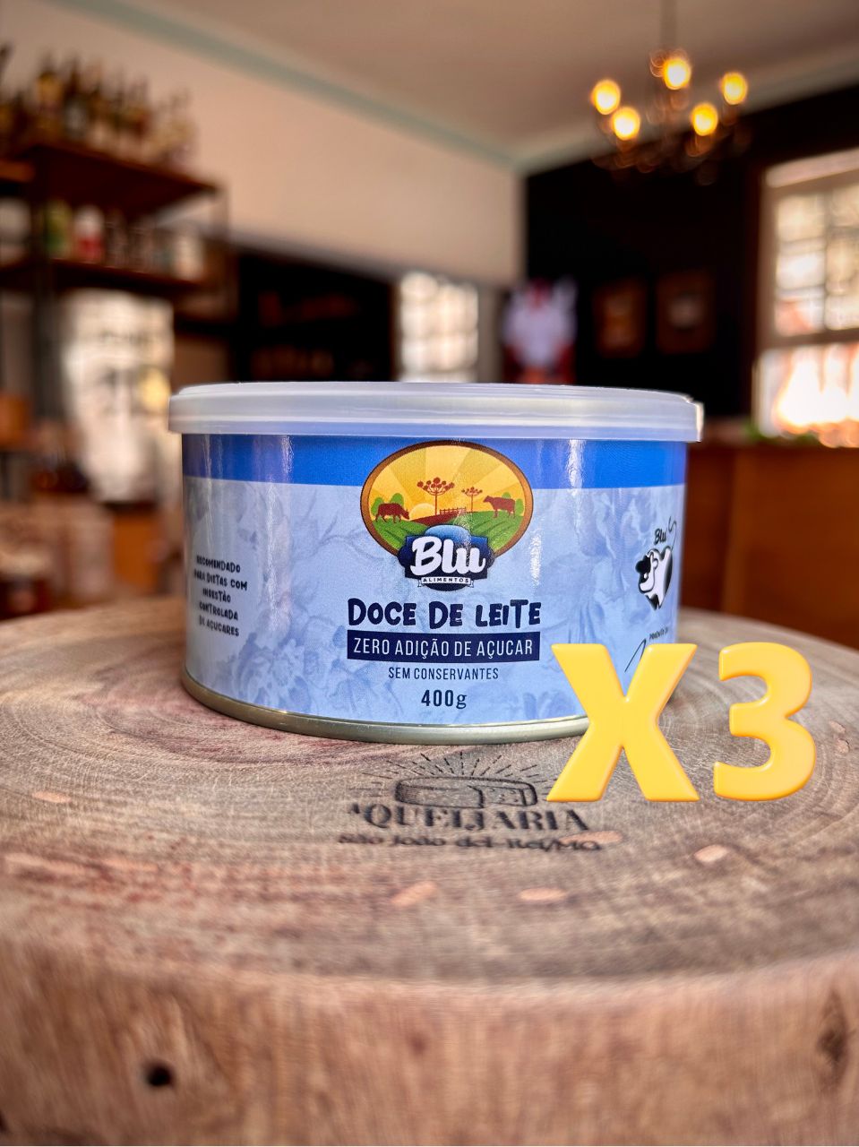 Doce de Leite Artesanal Blu - Zero Açúcar