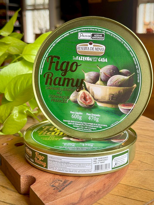 Figo Ramy Reserva de Minas - Doce de Figo Caramelizado ao Conhaque Francês 600g