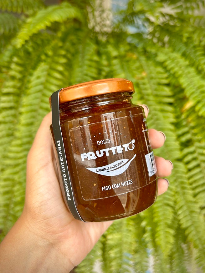 Geleia Artesanal de Figo com Nozes - Dolce Frutteto