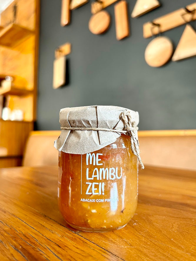 Geleia de Abacaxi com Pimenta - Me Lambuzei