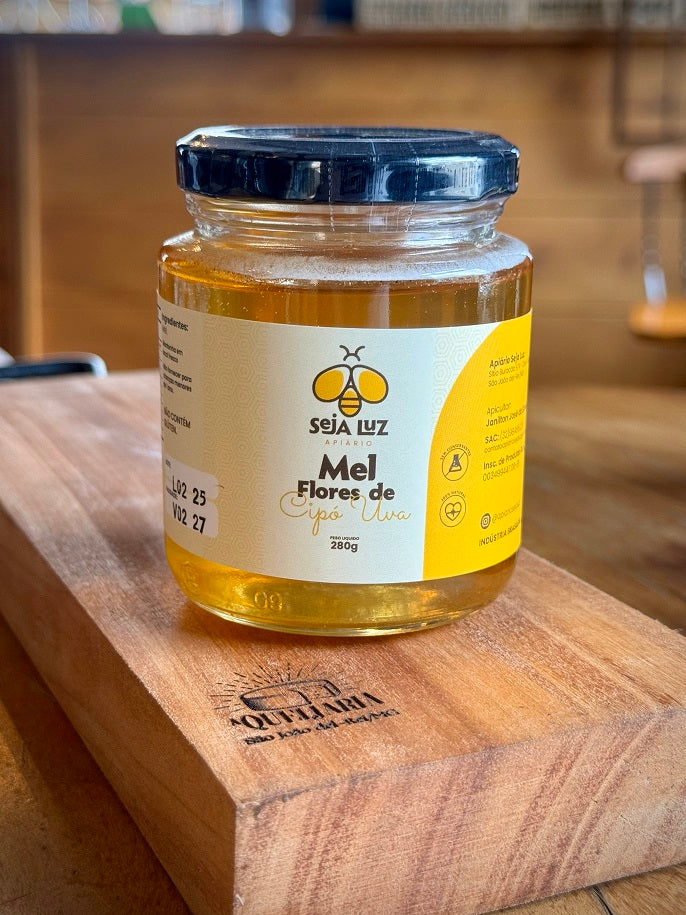 Mel Florada de Cipó Uva - Apiário Seja Luz