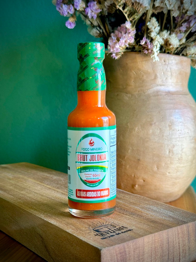 Molho de Pimenta Bhut Jolokia - Fogo Mineiro