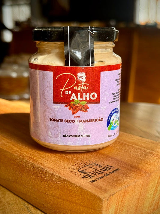 Pasta de Alho com Tomate Seco e Manjericão - Truta da Serra