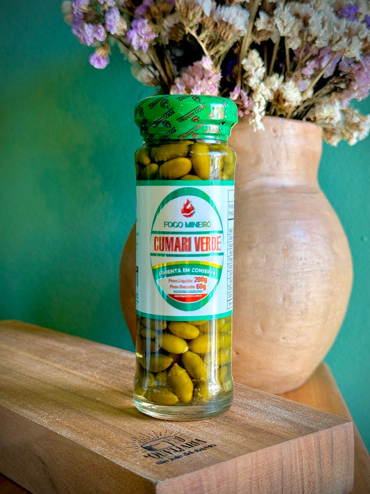 Pimenta Cumari Verde em Conserva - Fogo Mineiro