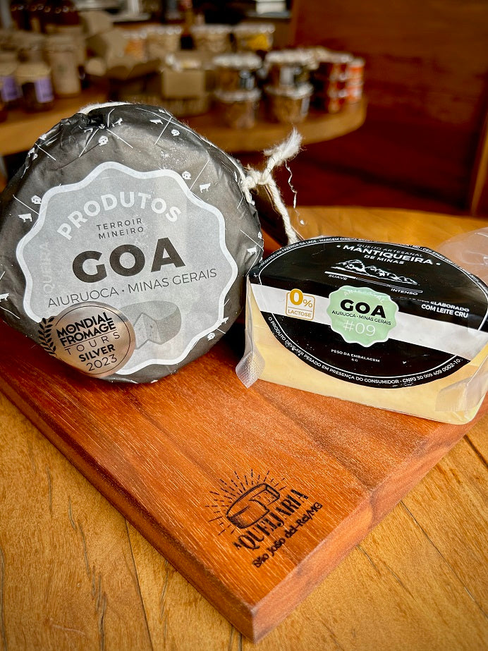 Queijo Artesanal GOA #09 - Maturado por 30 dias - Zero Lactose