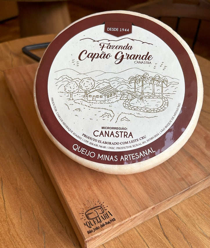 Queijo Canastra Fazenda Capão Grande
