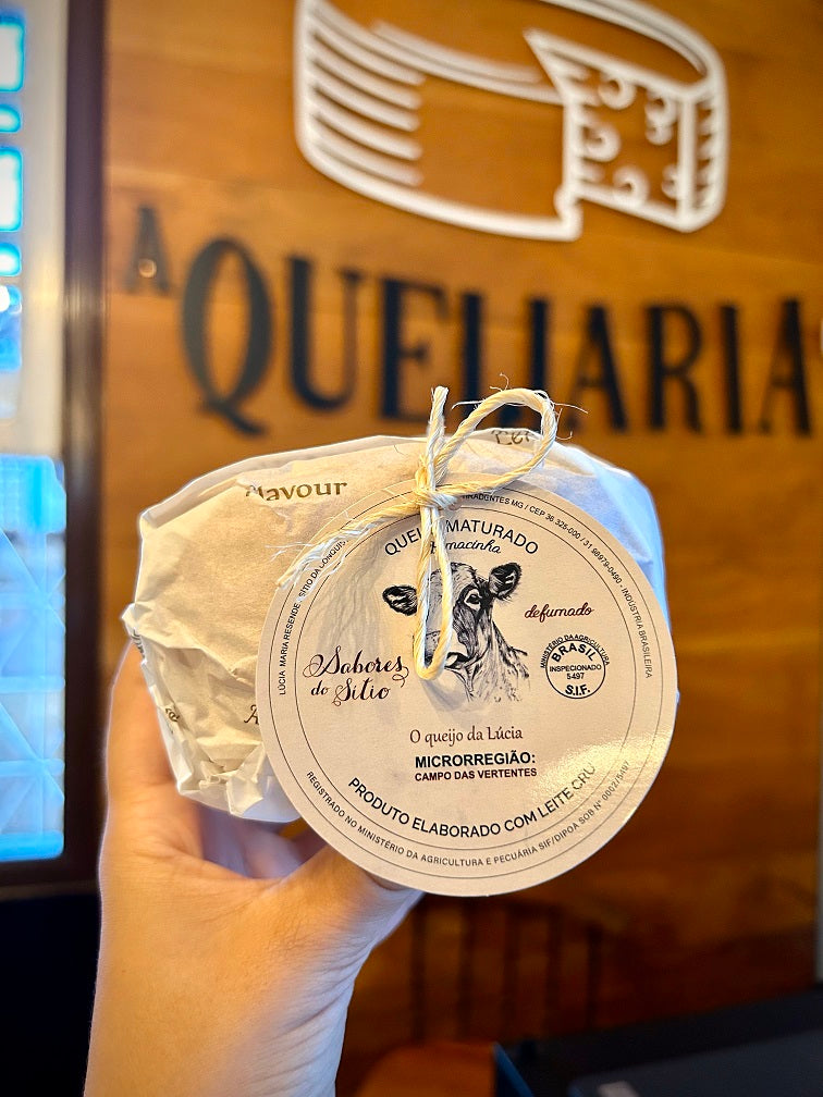 Queijo da Lucia Defumado - Sabores do Sítio - Fumacinha