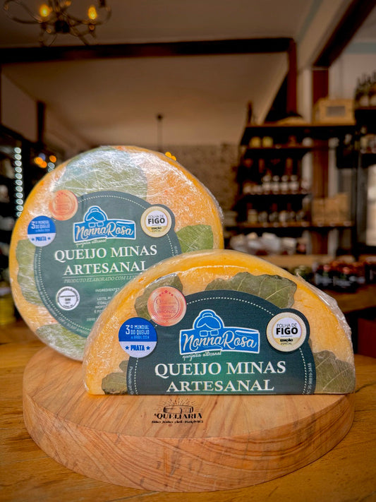 Queijo Minas Artesanal Nonna Rosa -  Folha de Figo - Edição Especial